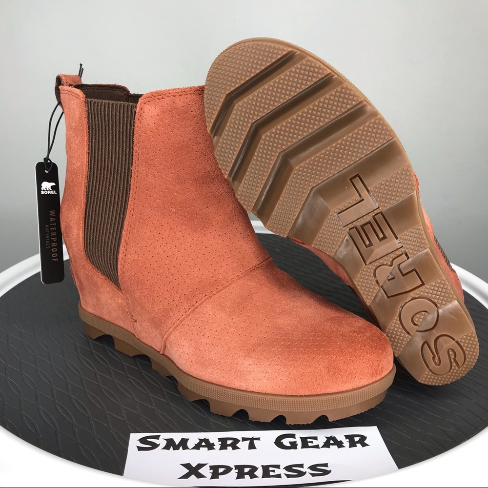 Sorel Ankle Boots in Rust and Brown